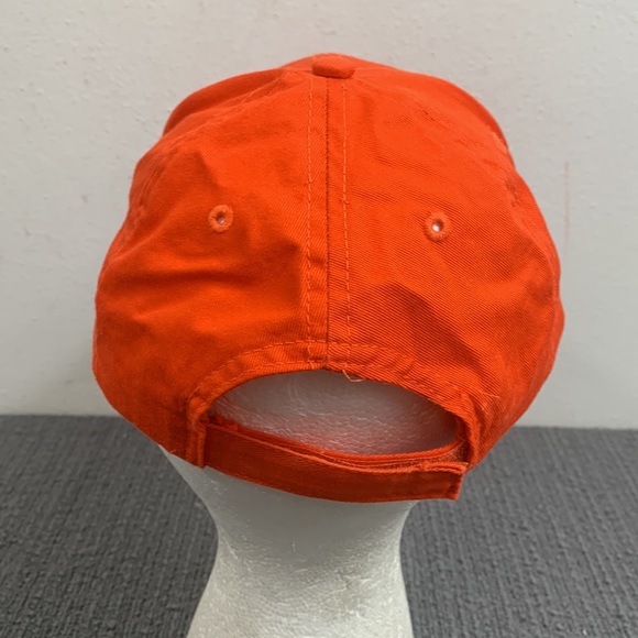 Police Athletic League Huntington Baseball Hat Unisex Adjustable Orange Cap - Picture 7 of 13